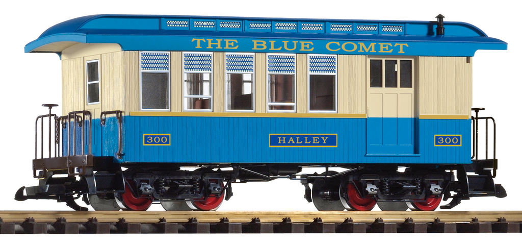 PIKO 38622 BLUE COMET WOOD COMBINE #300 - Click Image to Close