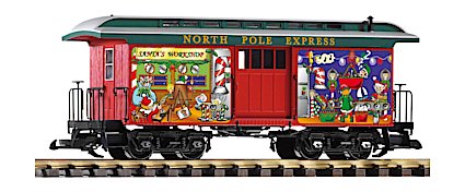 PIKO 38635 Christmas Baggage Car - Click Image to Close