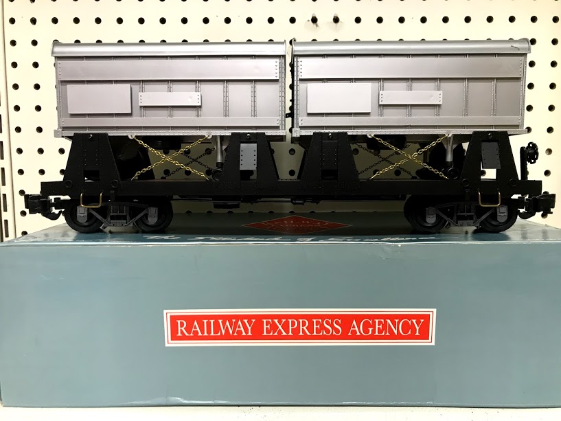 Railway Express Agency 46500 Undecorated Piggyback Flatcar - Click Image to Close