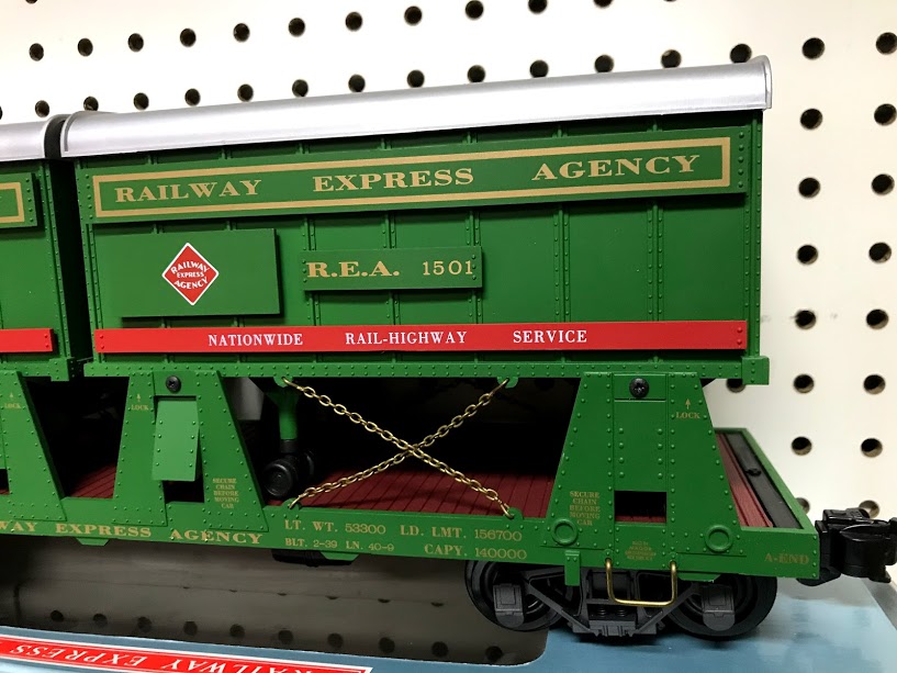 Railway Express Agency 46501 REA Piggyback Flatcar