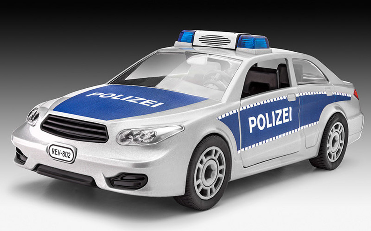 Revell 45-1002 Police Car Junior Assembly Kit Model Car