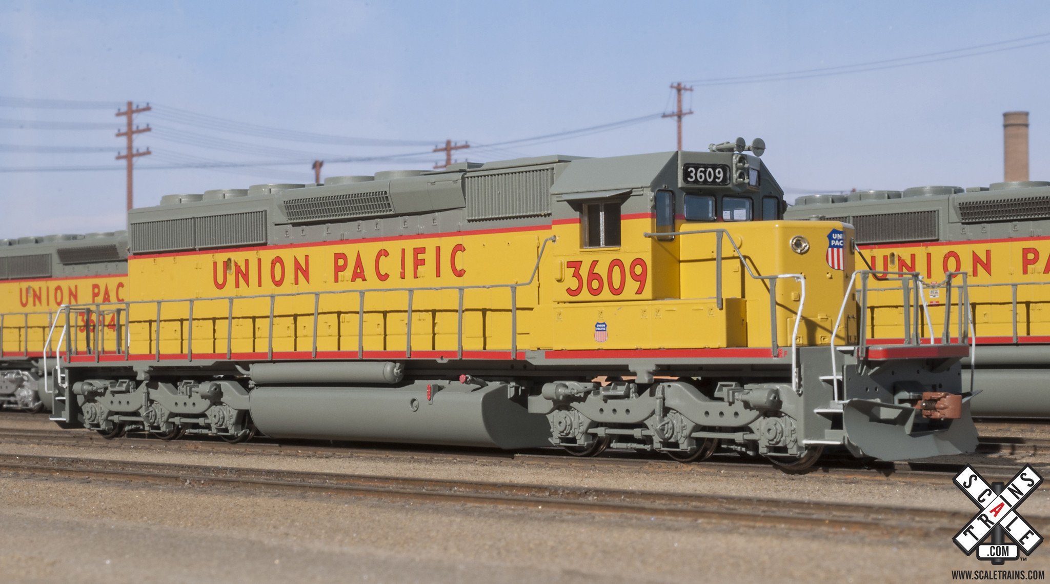 Operator HO Scale EMD SD40-2, Union Pacific #3609