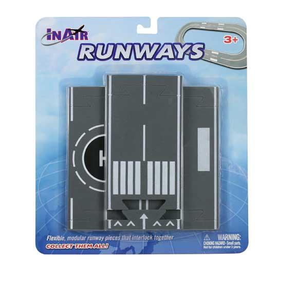 InAir Airport Runway Straight Sections - 3 Piece Set