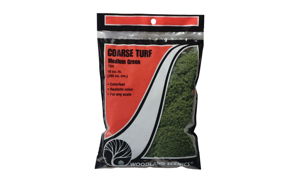 Coarse Turf Medium Green Bag - Click Image to Close