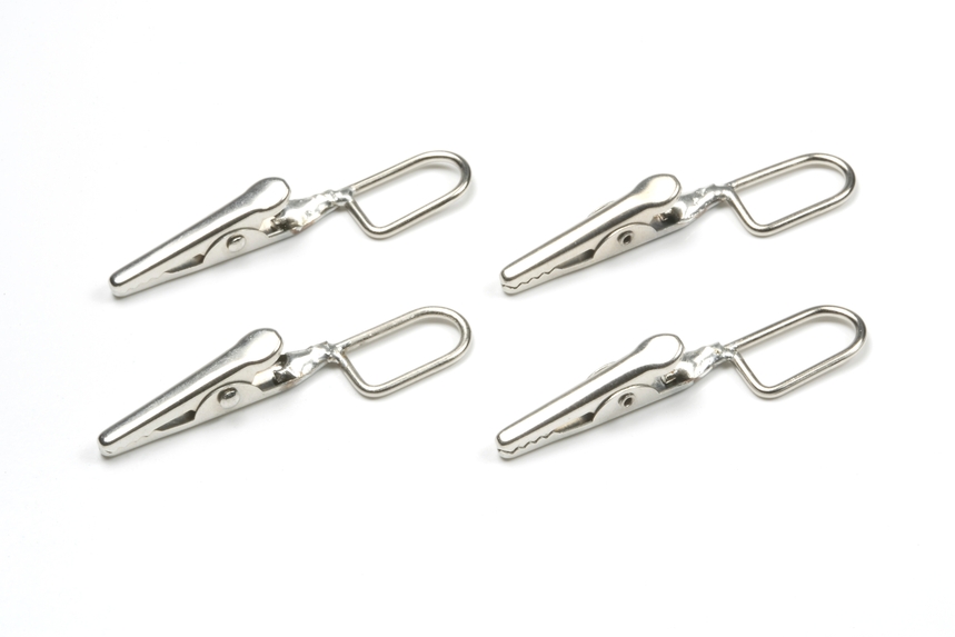 ALLIGATOR CLIPS (4PCS) (Tamiya 74528) - Click Image to Close