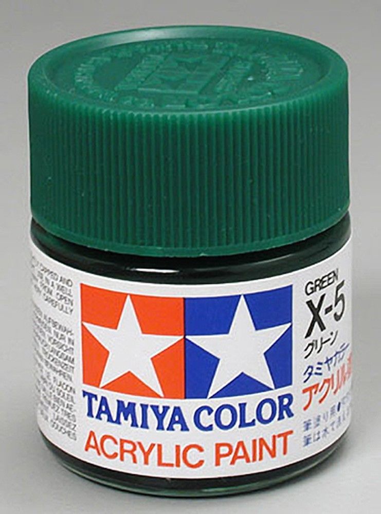 Tamiya Color Acrylic X-5 Green - 23ml Bottle