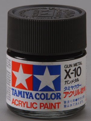 Tamiya Color Acrylic X-10 Gun Metal - 23ml Bottle