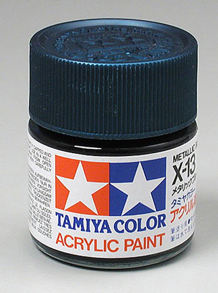 Tamiya Color Acrylic X-13 Metallic Blue - 23ml Bottle - Click Image to Close