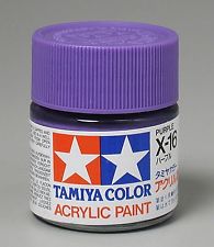 Tamiya Color Acrylic X-16 Purple - 23ml Bottle - Click Image to Close