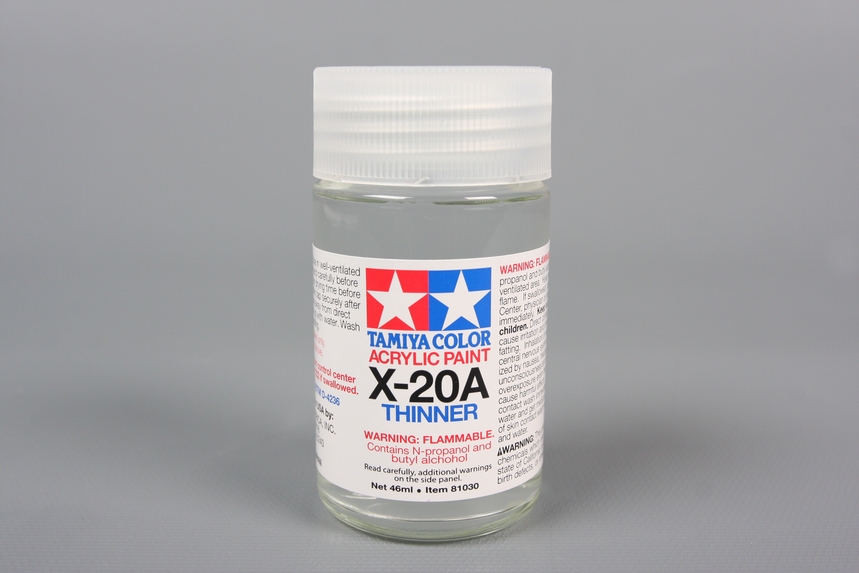 ACRYL/POLY THINNER X-20A 46ml (#81030) - Click Image to Close