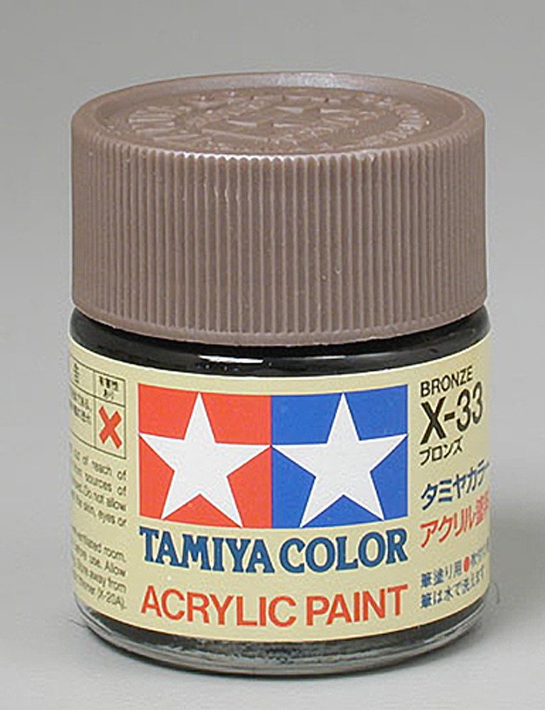 Tamiya Color Acrylic X-33 Bronze - 23ml Bottle - Click Image to Close