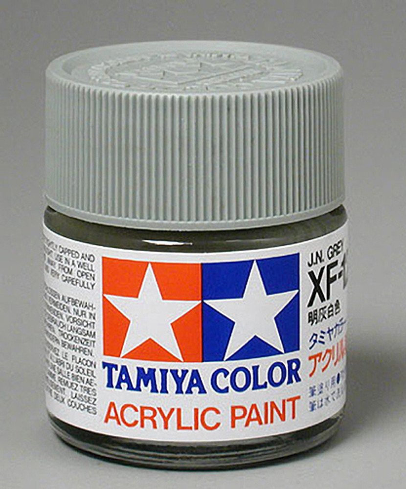 Tamiya Color Acrylic XF-12 J.N. Grey - 23ml Bottle - Click Image to Close