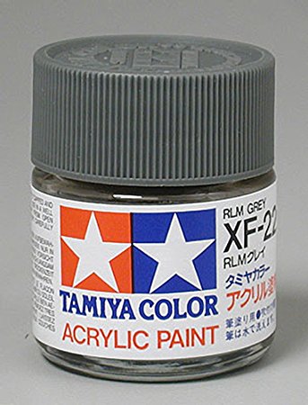 Tamiya Color Acrylic XF-22 RLM Gray - 23ml Bottle - Click Image to Close