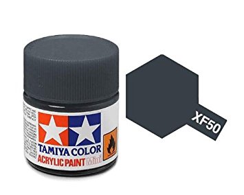 Tamiya Color Acrylic XF-50 Field Blue - 23ml Bottle - Click Image to Close