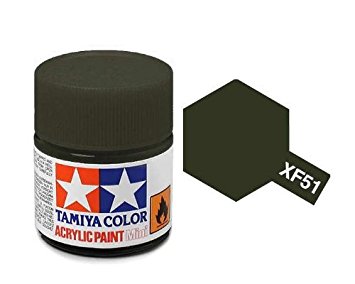 Tamiya Color Acrylic XF-51 Khaki Drab - 23ml Bottle - Click Image to Close