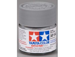 Tamiya Color Acrylic XF-54 Dark Sea Grey - 23ml Bottle - Click Image to Close