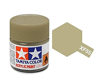 Tamiya Color Acrylic XF-55 Deck Tan - 23ml Bottle - Click Image to Close