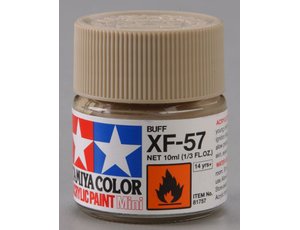 Tamiya Color Acrylic XF-57 Buff - 23ml Bottle - Click Image to Close