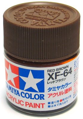 Tamiya Color Acrylic XF-64 Red Brown - 23ml Bottle