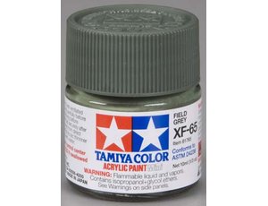 Tamiya Color Acrylic XF-65 Field Grey - 23ml Bottle - Click Image to Close