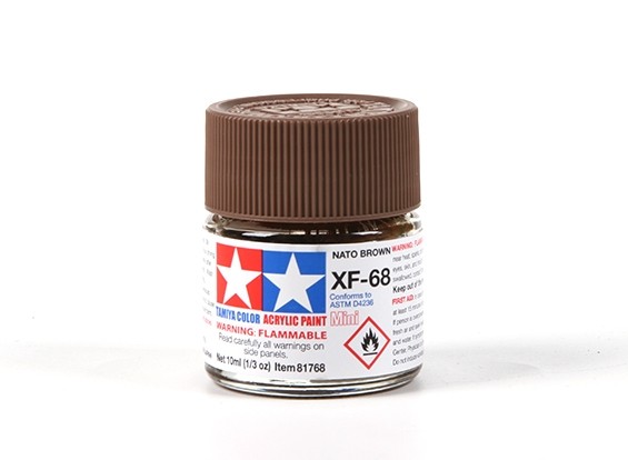 Tamiya Color Acrylic XF-68 NATO Brown - 23ml Bottle