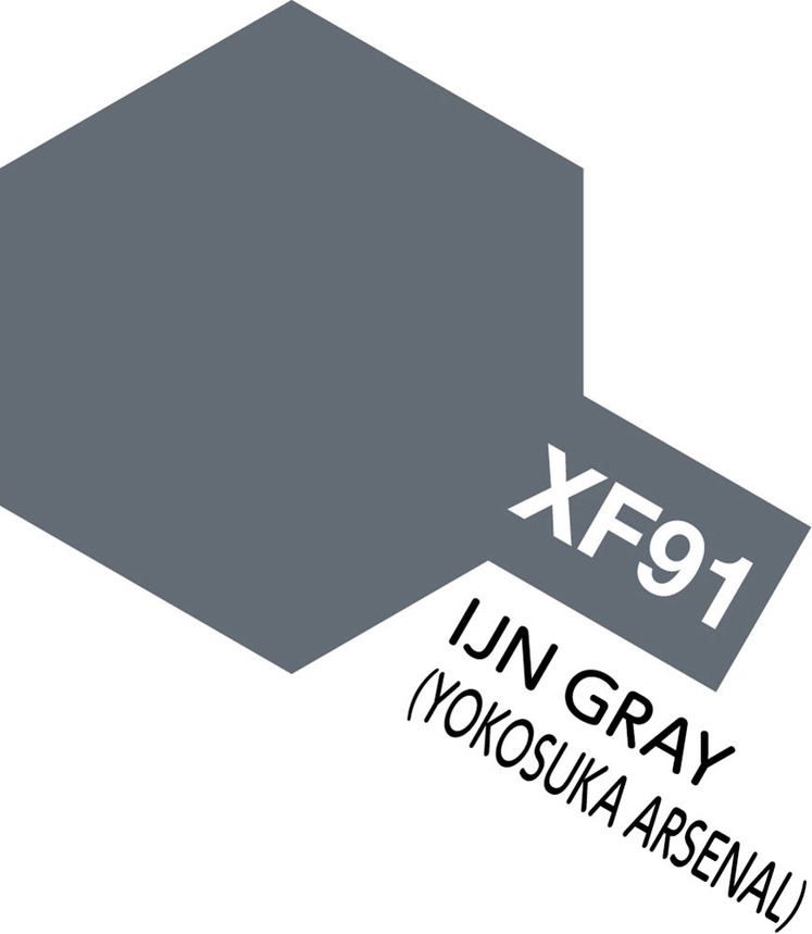 Tamiya Acrylic Mini XF-91 IJN Gray (Yokosuka Arsenal) - 10ml - Click Image to Close