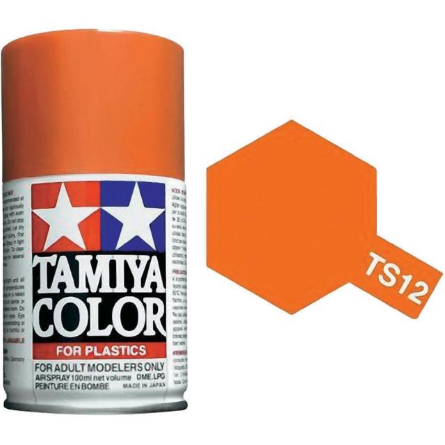 Tamiya TS-12 Orange - 100ml Spray Can - Click Image to Close