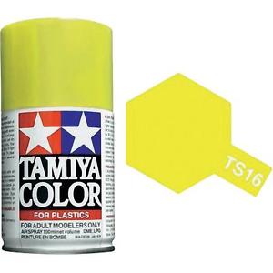 Tamiya TS-16 Yellow - 100ml Spray Can - Click Image to Close