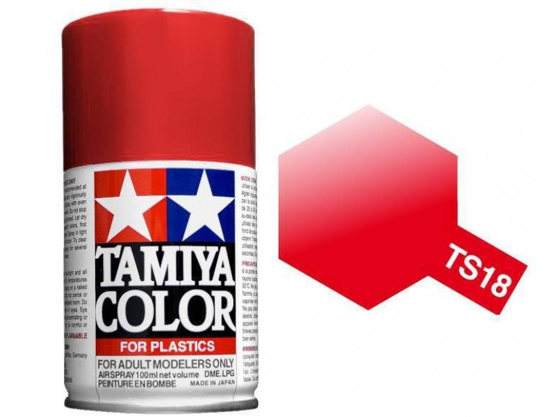 Tamiya TS-18 Metallic Red - 100ml Spray Can