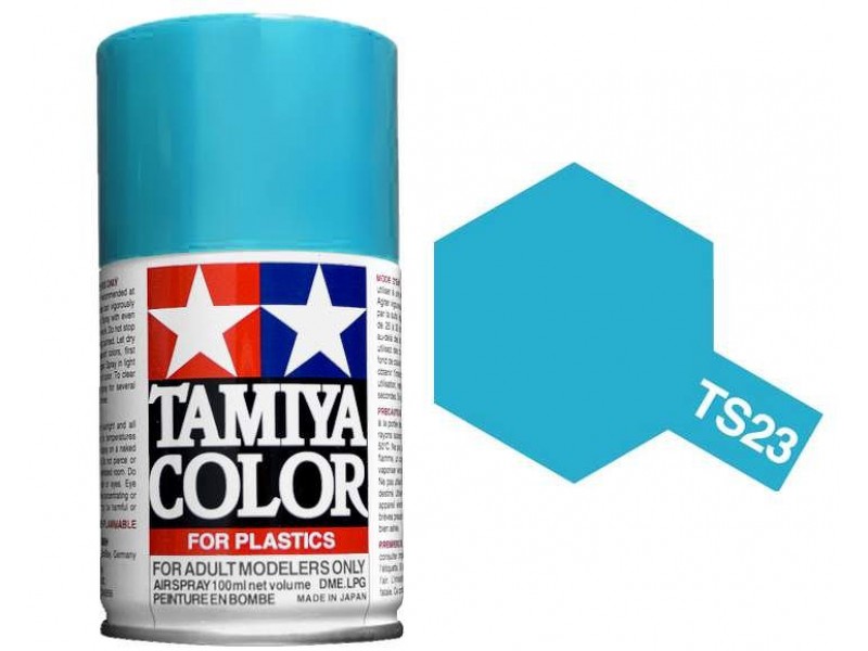 Tamiya TS-23 Light Blue - 100ml Spray Can - Click Image to Close