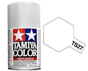 Tamiya TS-27 Matt White - 100ml Spray Can - Click Image to Close