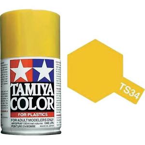 Tamiya TS-34 Camel Yellow - 100ml Spray Can - Click Image to Close