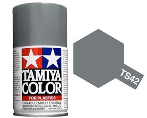 Tamiya TS-42 Light Gun Metal - 100ml Spray Can - Click Image to Close