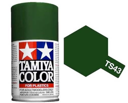 Tamiya TS-43 Racing Green - 100ml Spray Can - Click Image to Close
