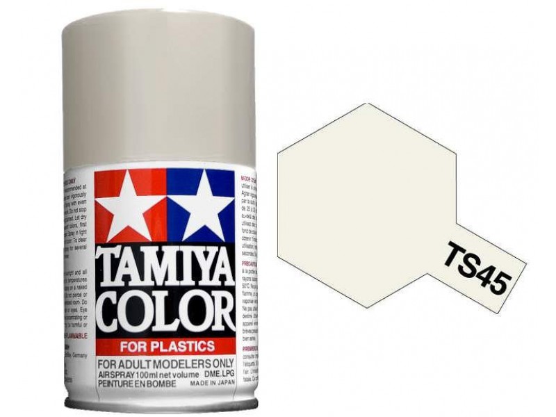 Tamiya TS-45 Pearl White - 100ml Spray Can - Click Image to Close