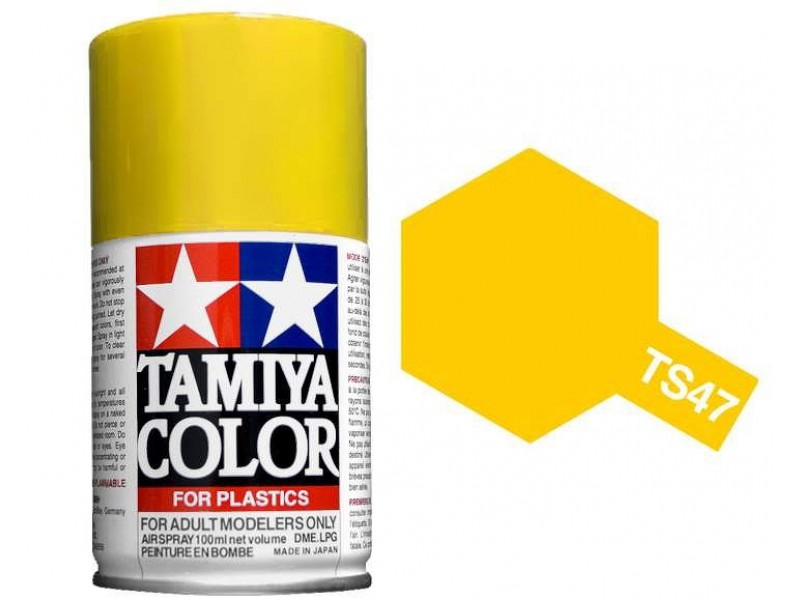 Tamiya TS-47 Chrome Yellow - 100ml Spray Can - Click Image to Close