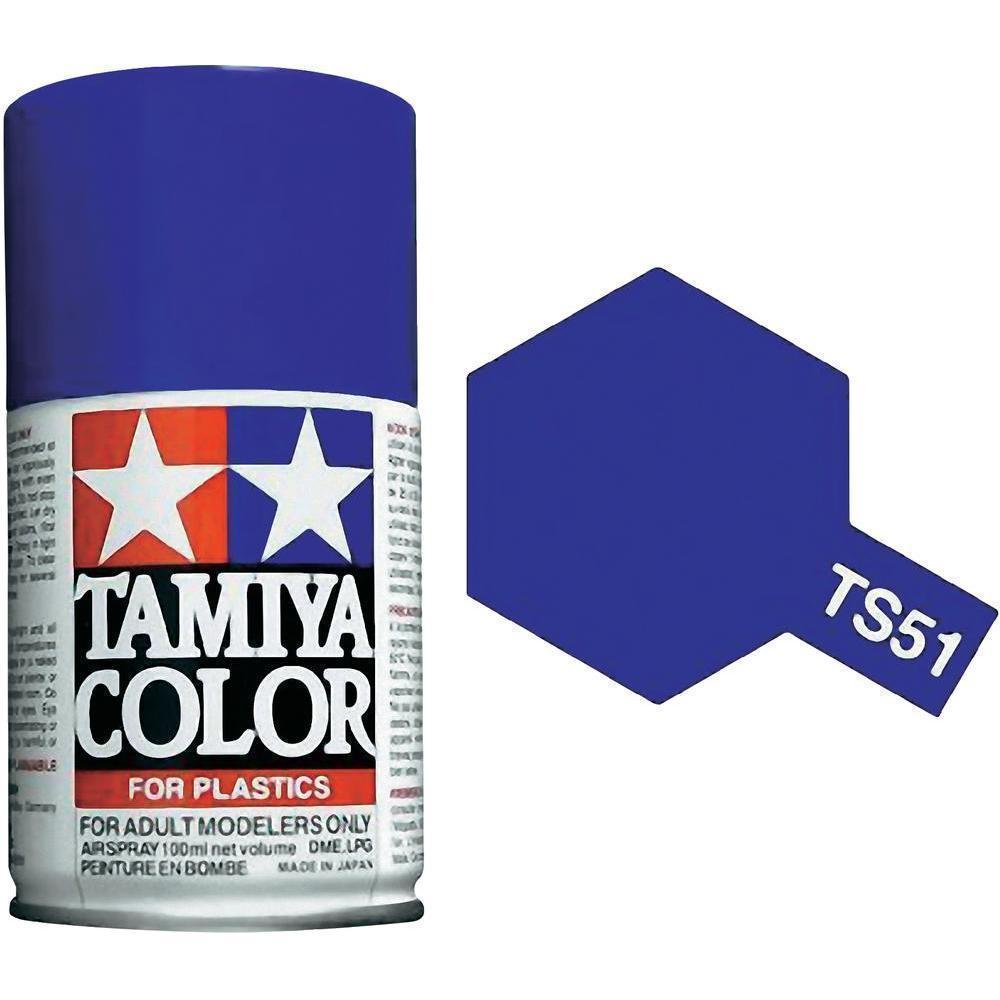 Tamiya TS-51 Racing Blue - 100ml Spray Can - Click Image to Close