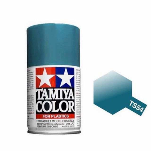 Tamiya TS-54 Light Metallic Blue - 100ml Spray Can - Click Image to Close