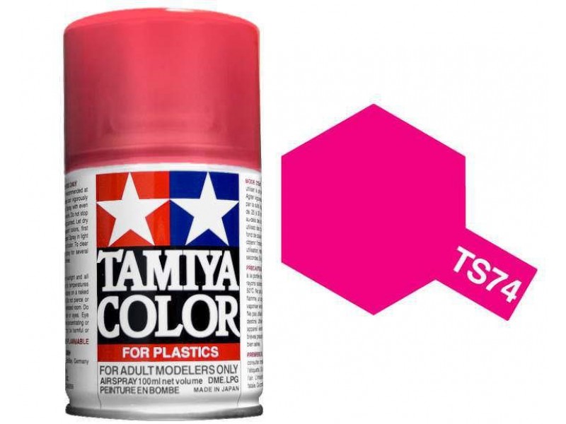 Tamiya TS-74 Clear Red - 100ml Spray Can - Click Image to Close