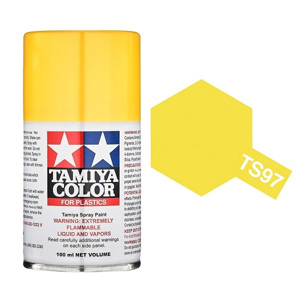 Tamiya TS-97 PEARL YELLOW - 100ml Spray Can - Click Image to Close