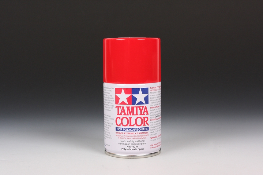TAMIYA PS-2 RED SPRAY 100ML (for RC cars)