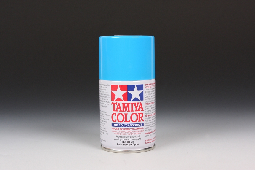 TAMIYA PS-3 LIGHT BLUE SPRAY 100ML (for RC cars) - Click Image to Close