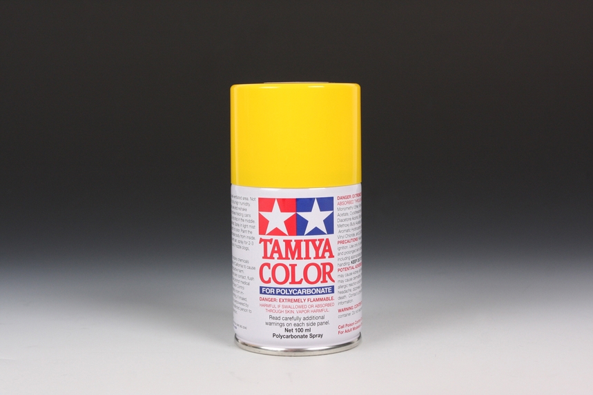 TAMIYA PS-6 YELLOW SPRAY 100ML (for RC cars)