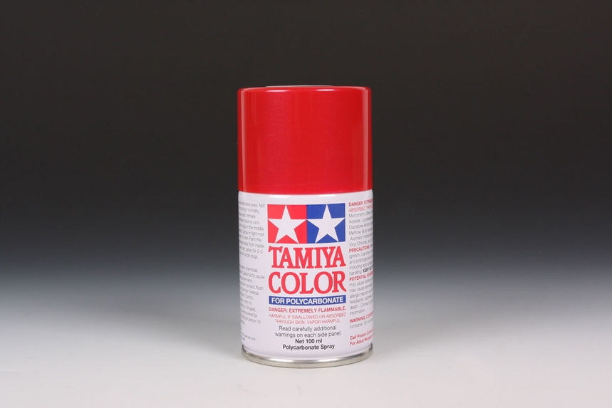 TAMIYA PS-15 METALLIC RED SPRAY 100ML (for RC cars)