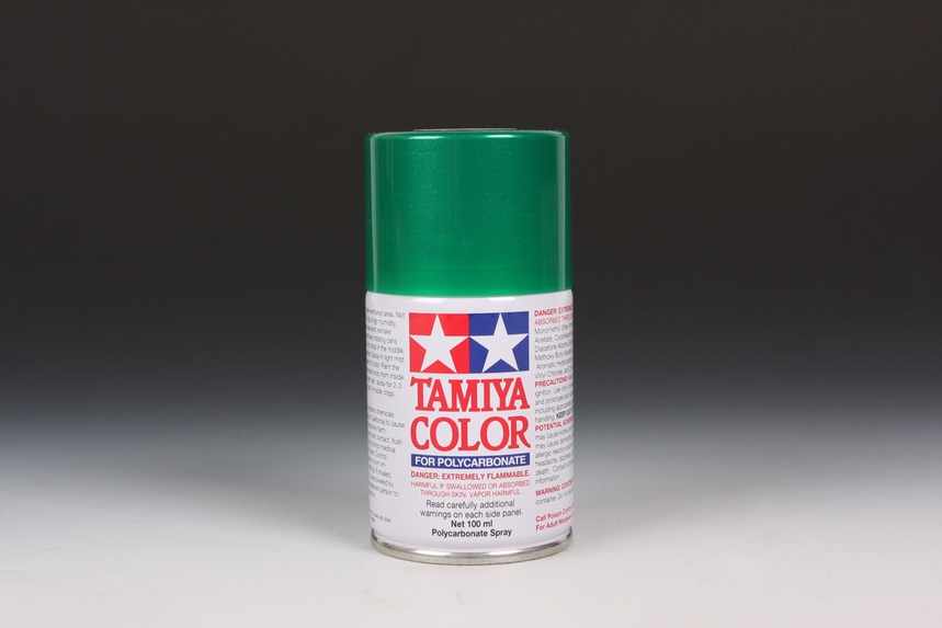 TAMIYA PS-17 METALLIC GREEN SPRAY 100ML (for RC cars) - Click Image to Close