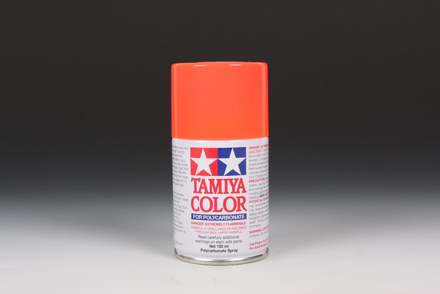 TAMIYA PS-20 FLUORESCENT RED SPRAY 100ML (for RC cars) - Click Image to Close