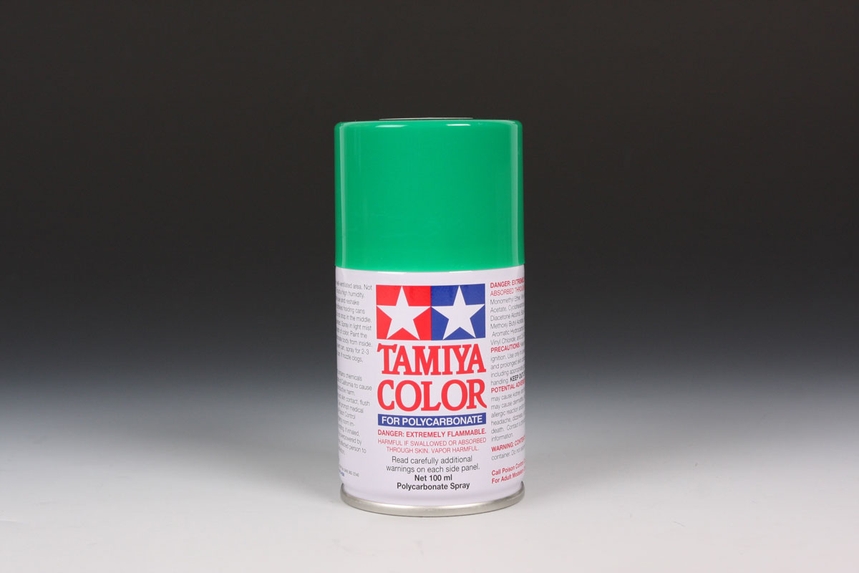 TAMIYA PS-25 BRIGHT GREEN SPRAY 100ML (for RC cars) - Click Image to Close