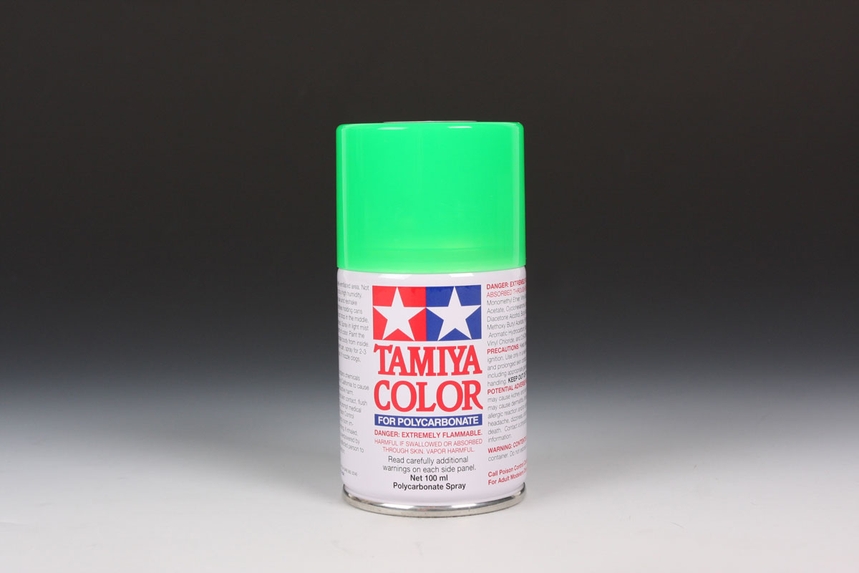 TAMIYA PS-28 FLUORESCENT GREEN SPRAY 100ML (for RC cars)