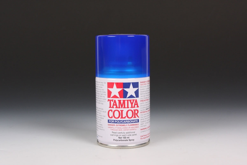 TAMIYA PS-38 TRANSLUCENT BLUE SPRAY 100ML (for RC cars)