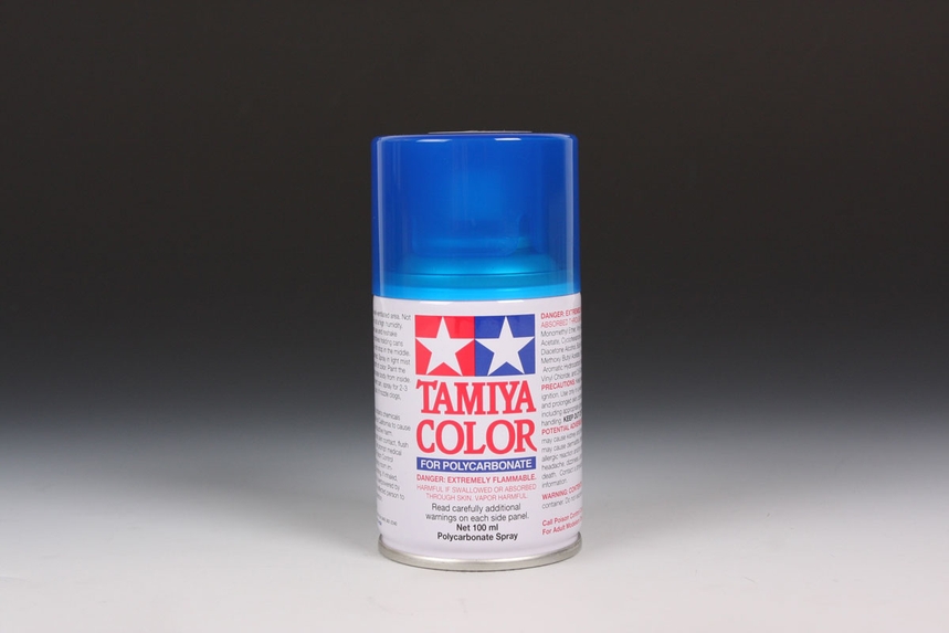 TAMIYA PS-39 TRANSLUCENT LIGHT BLUE SPRAY 100ML (for RC cars) - Click Image to Close
